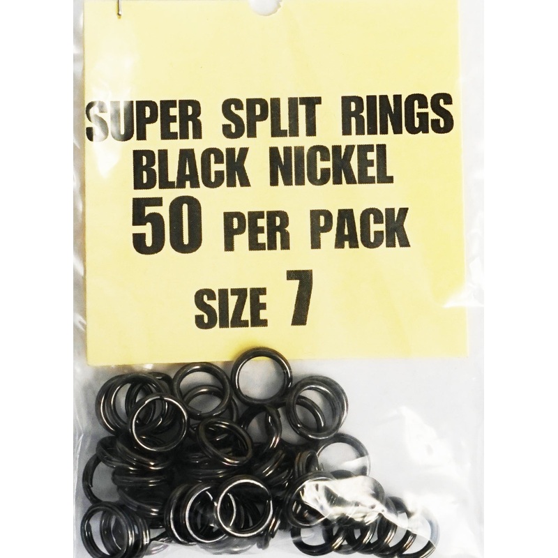 Super Split Rings Black