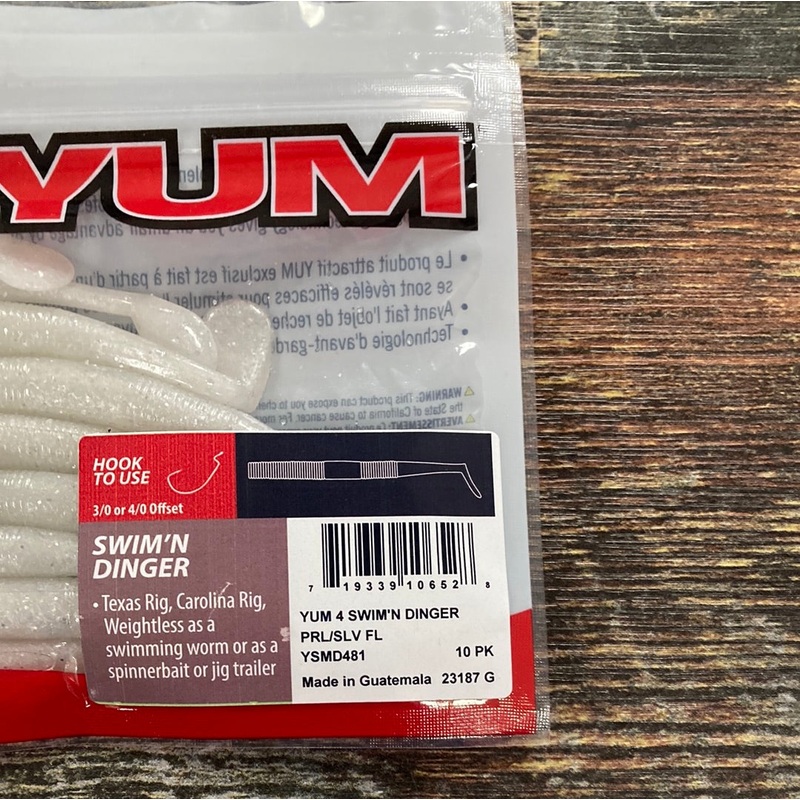 Yum 4 Swim’n Dinger – White
