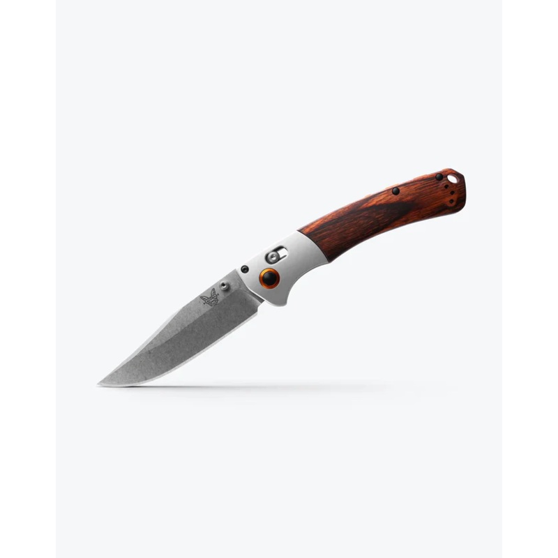 Crooked River | Gray Aluminum & Wood | Clip-point