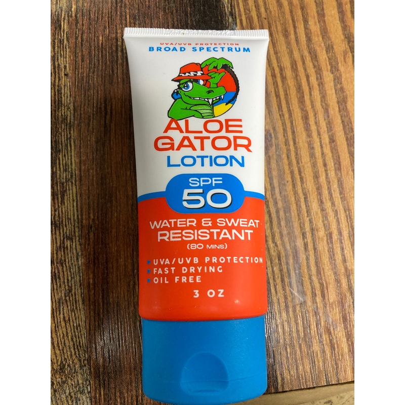 ALOE GATOR Sunscreen Lotion SPF 50 – 3 oz.