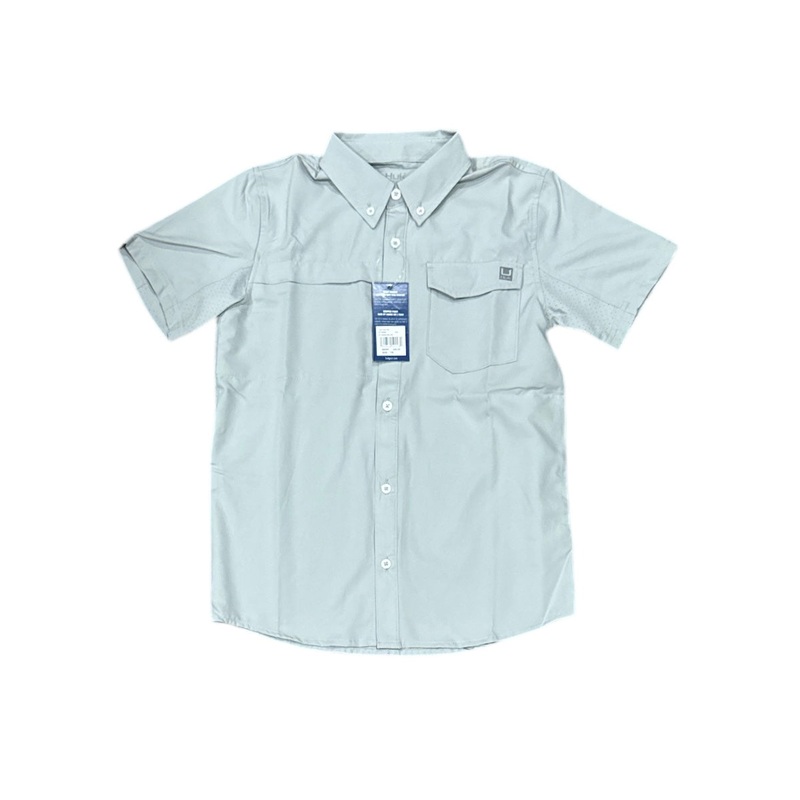 HUK Youth Tide Point SS Harbor Mist YXL