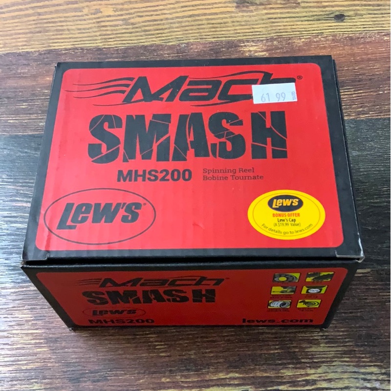 Lews Mach Smash MHS200 Baitcast 7.5:1 RH