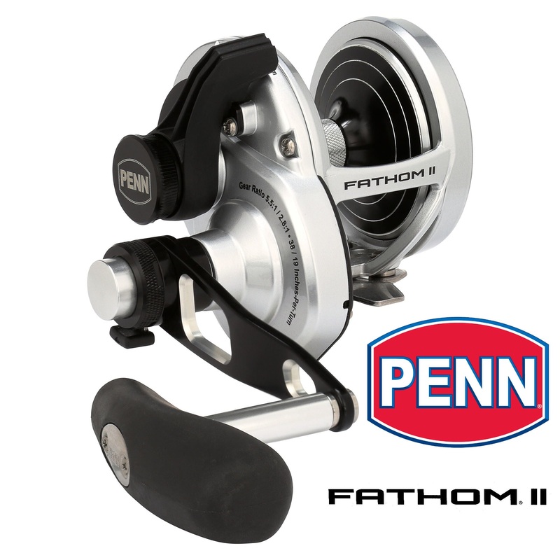 PENN Fathom II Lever Drag Two Speed Conventional Reel