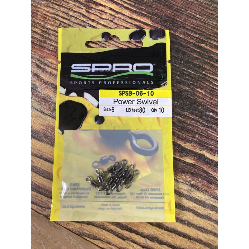 Spro Power Swivel Size 6 Black