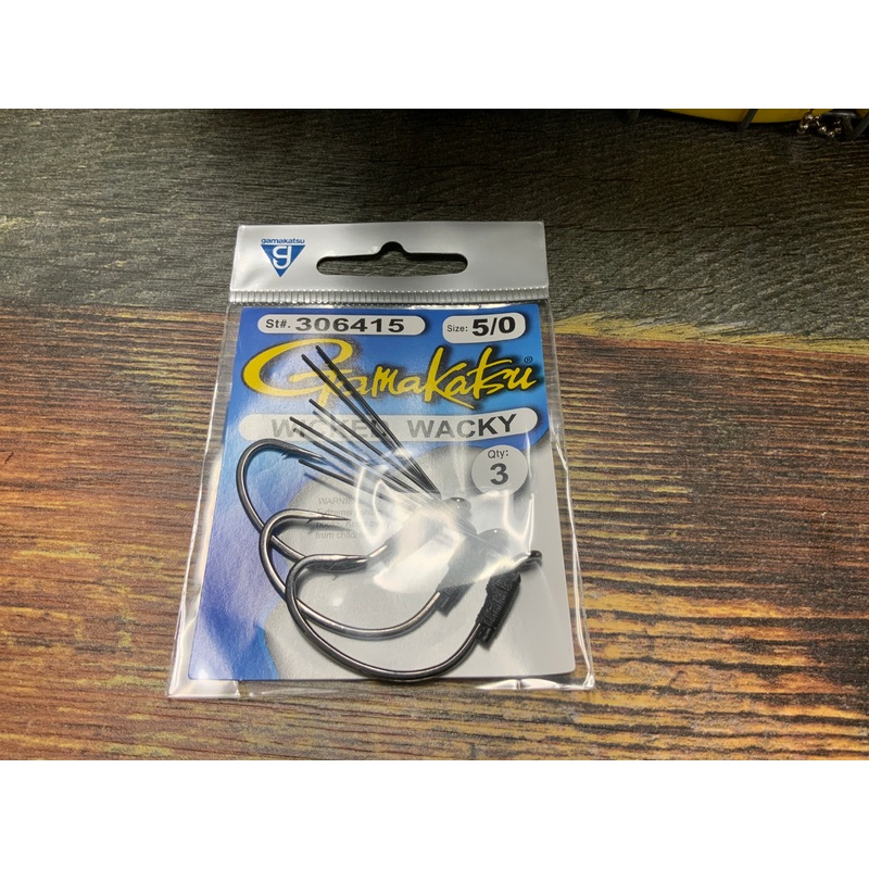 Gamakatsu Wicked Wacky w/Weed Guard 5/0