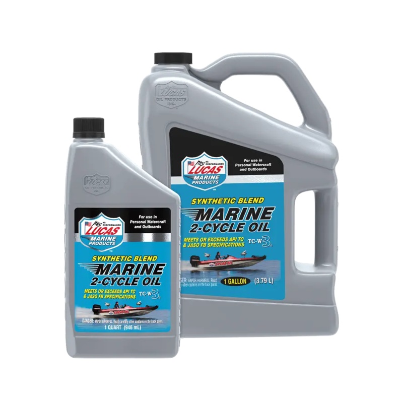 Lucas Oil Synthetic Blend 2-Cycle Marine Oil – Quart