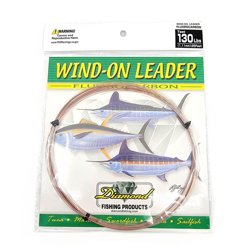 Momoi Fluorocarbon Wind On Leaders 25ft
