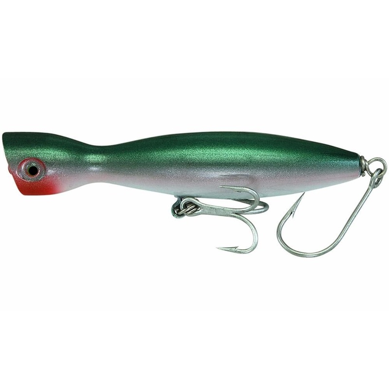 Super Strike Little Neck Popper  2-3/4oz Green/White