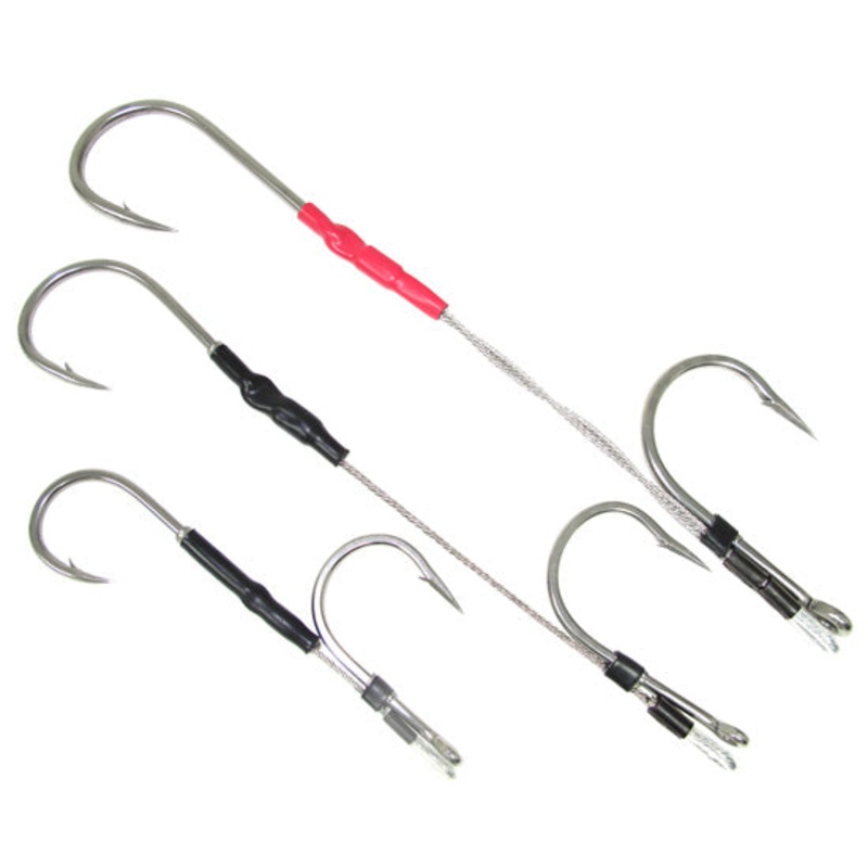Black Bart Stainless Double Hookset
