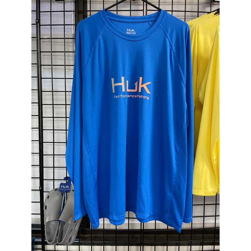 HUK pursuits crew blue XXL