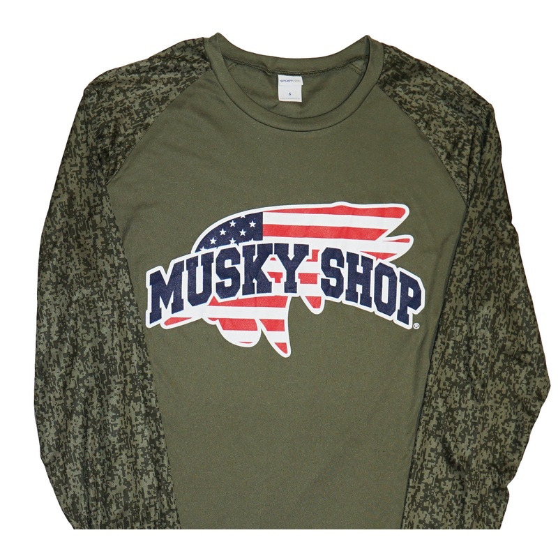 Musky Shop Sport-Tek Long Sleeve Digi Camo T-Shirt