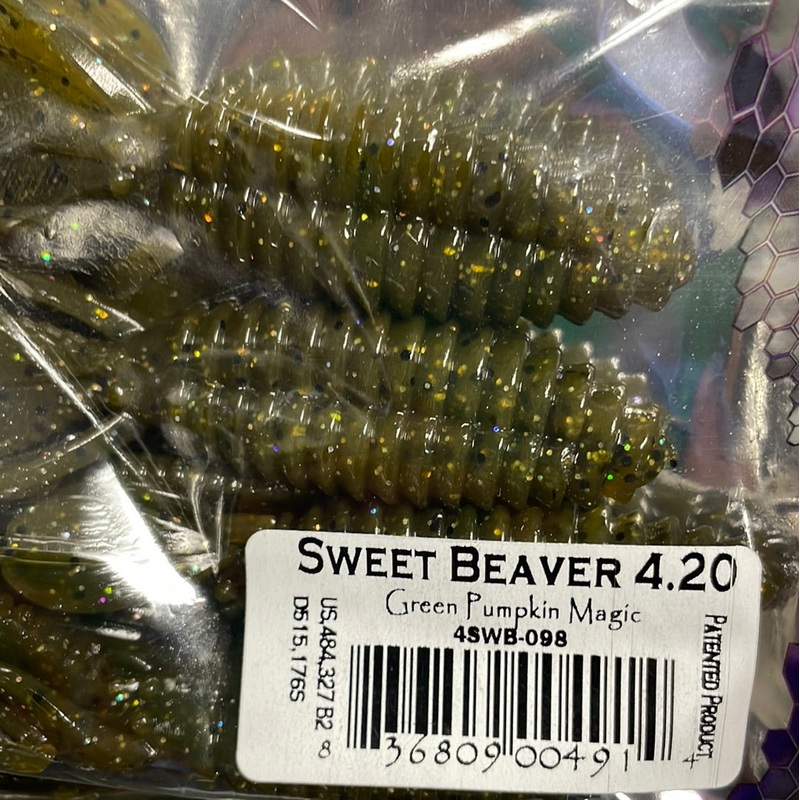 Reaction Innovations Sweet Beaver 4.20 Green Pumpkin Magic