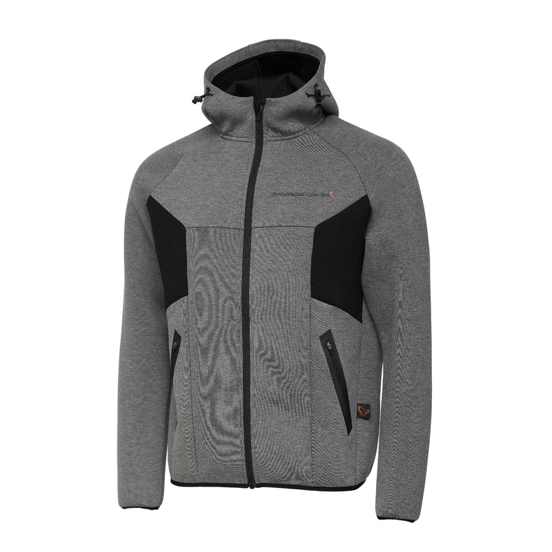 Savage Gear TEC-FOAM ZIP HOODIE L DARK GREY MELANGE