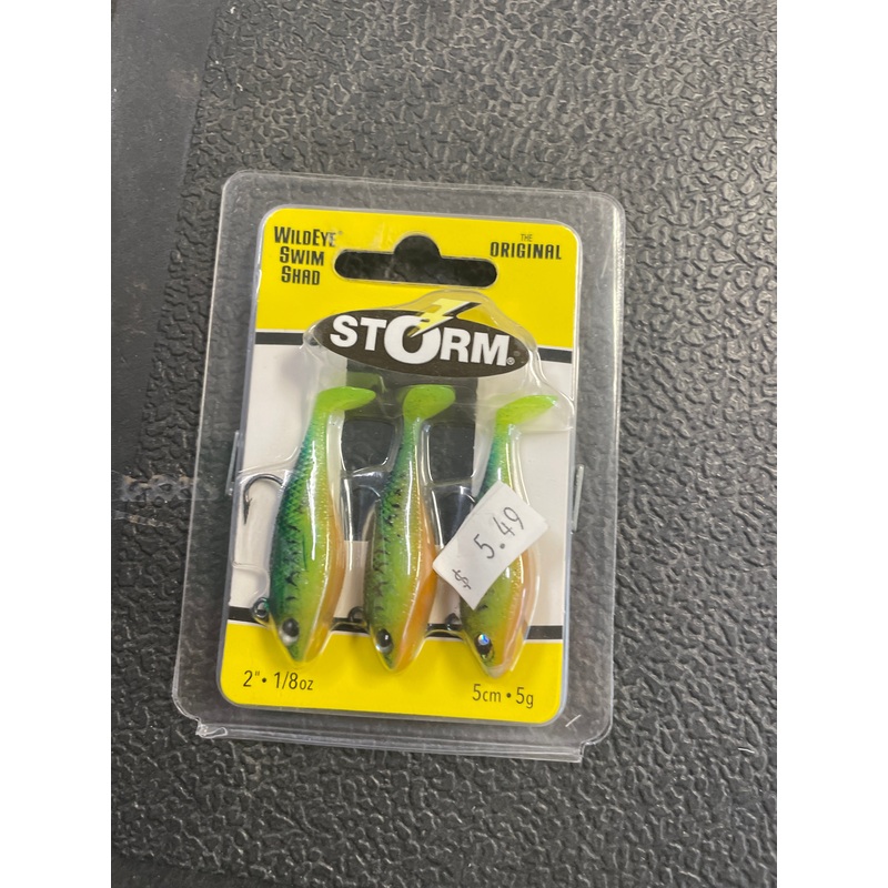 Storm Wildeyed Swim Shad 2 1/8 oz – Fire Tiger