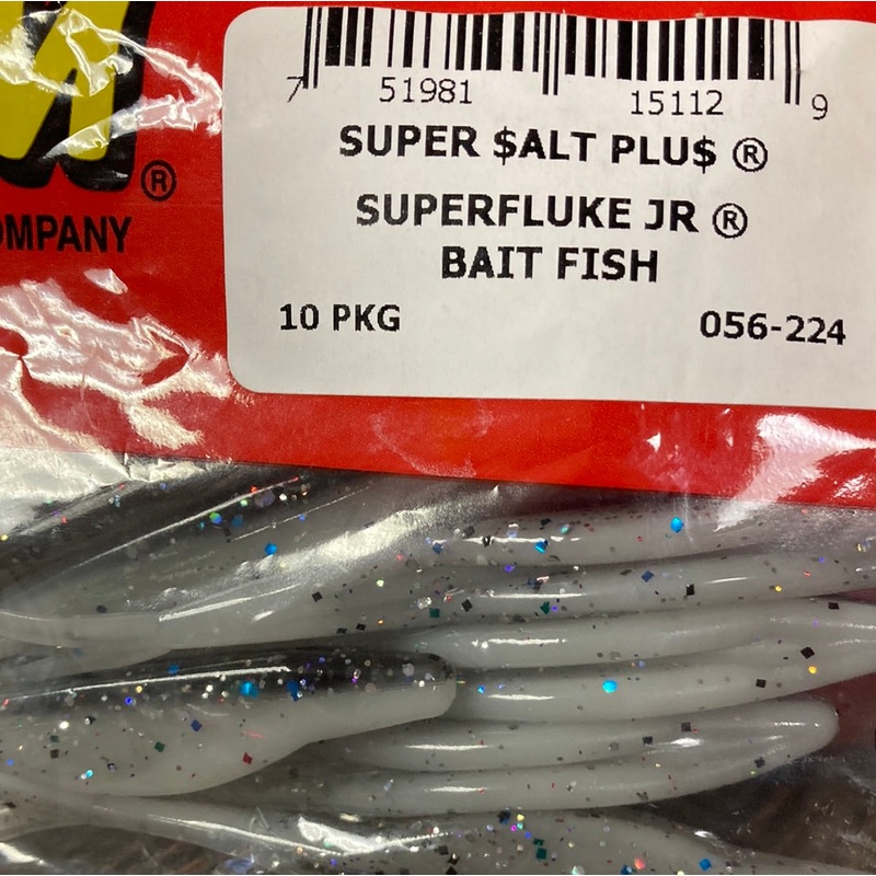 Zoom Super Fluke Jr. – Bait Fish