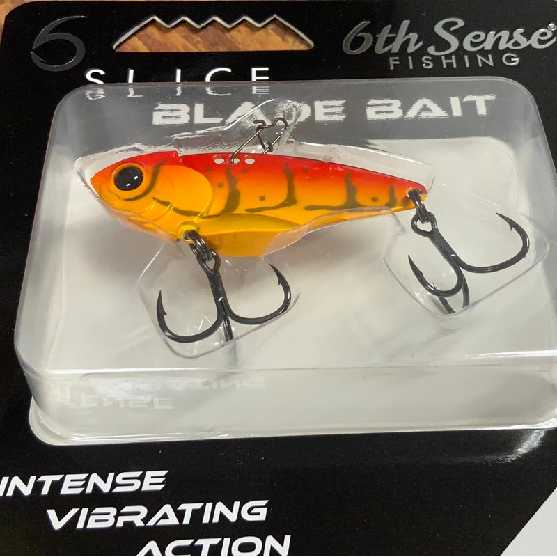 6th Sense Slice Blade Bait 3/8 oz. 2.0″ Wild Lava Craw