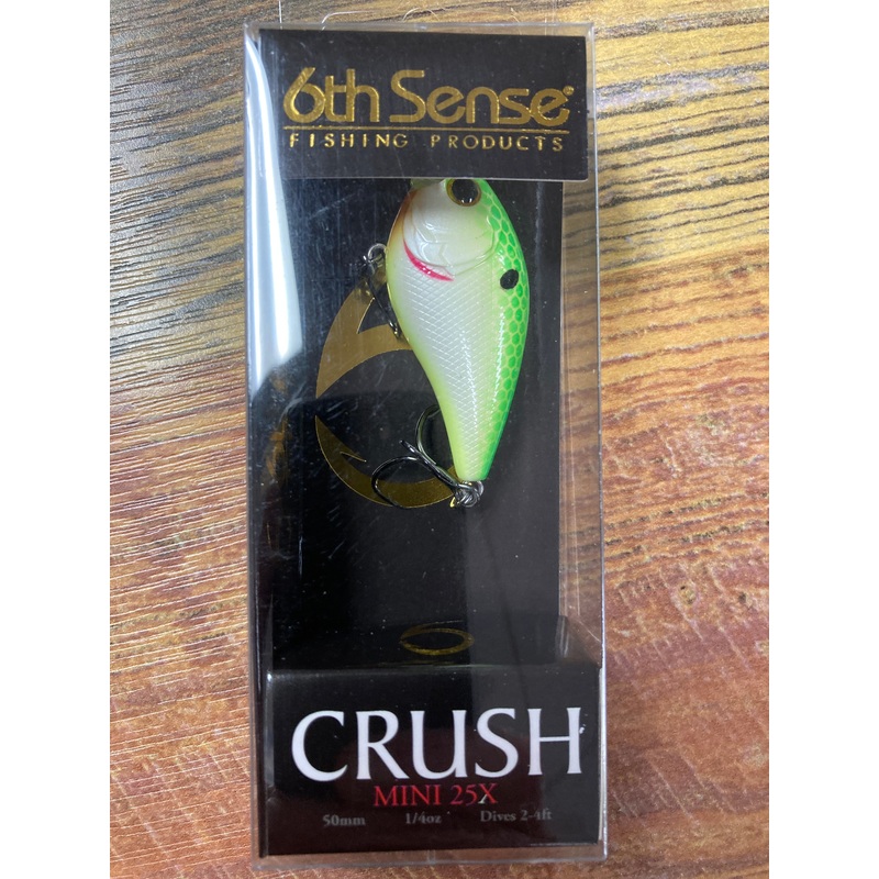 6th Crush Mini 25X – 1/4 oz. Candy Citrus Shad