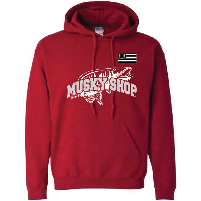 Musky Shop Gilden Cherry Red Hoodie