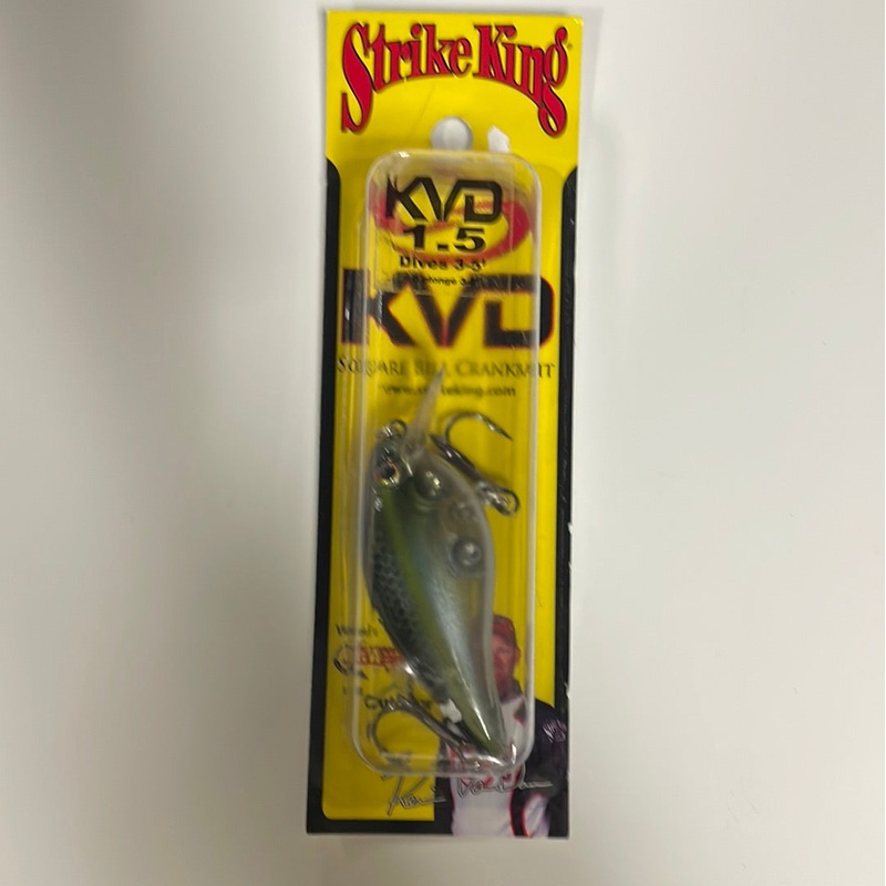 Strike King KVD 1.5 Dives 3-5 Sexy Ghost Minnow