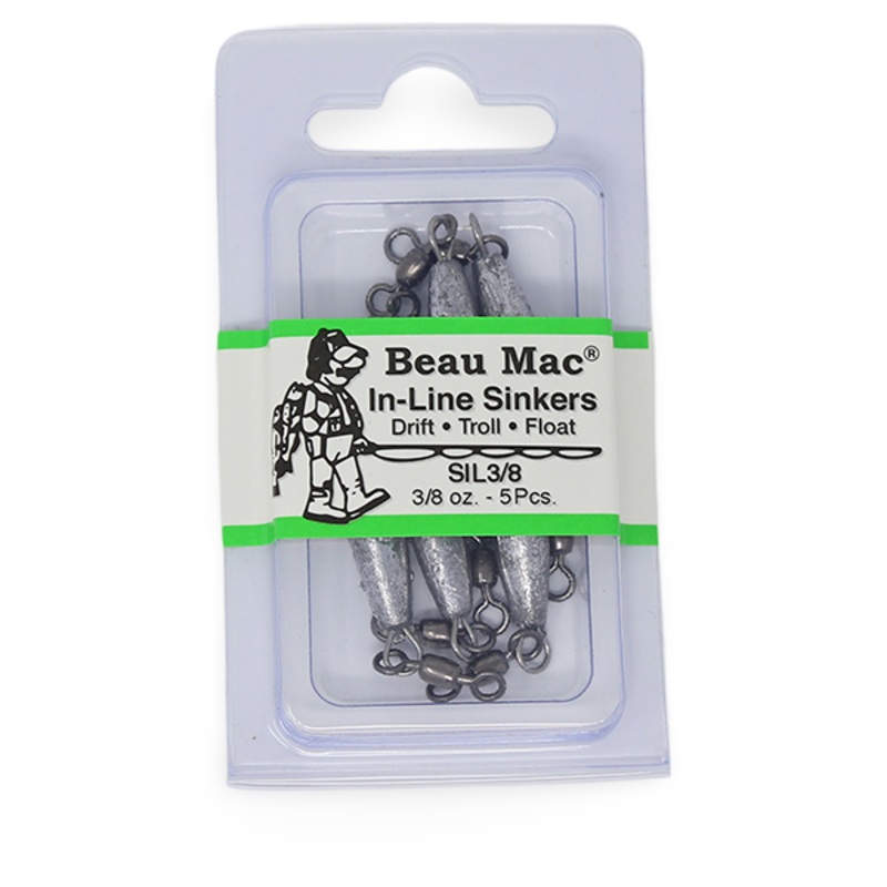 Beau Mac Inline Float Fishing Weights