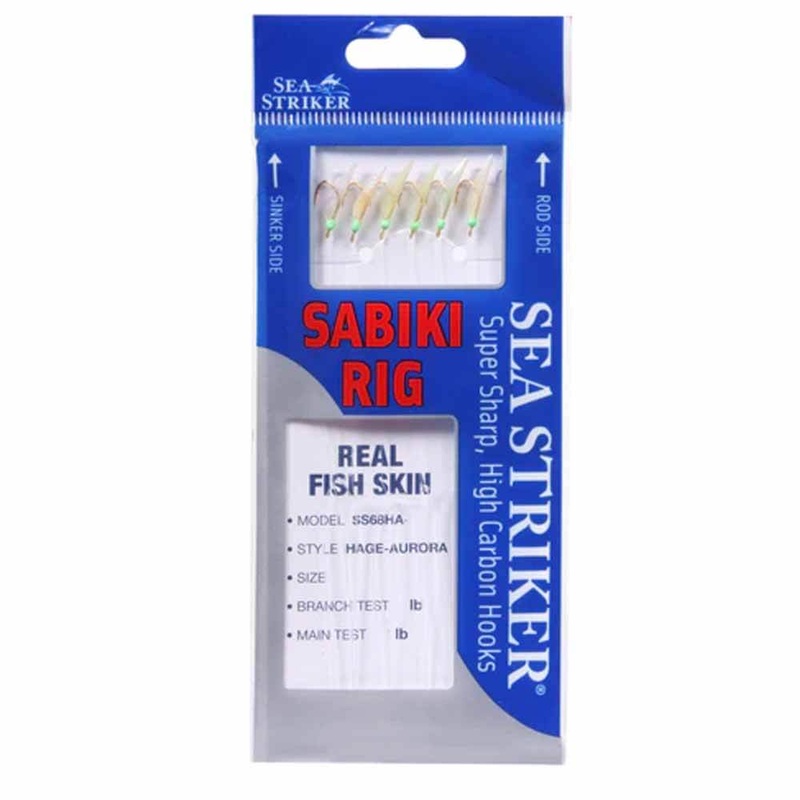 Sea Striker Glow Bead Sabiki Rigs