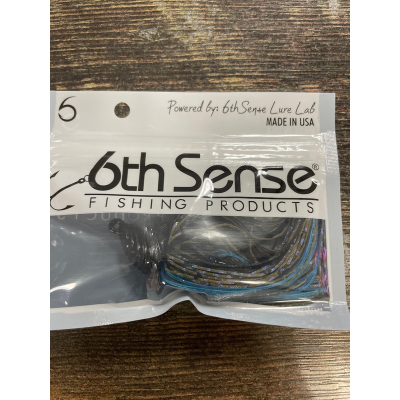 6th Sense Divine Scrape Grass Jig 1 oz. Dark Okeechobee Craw