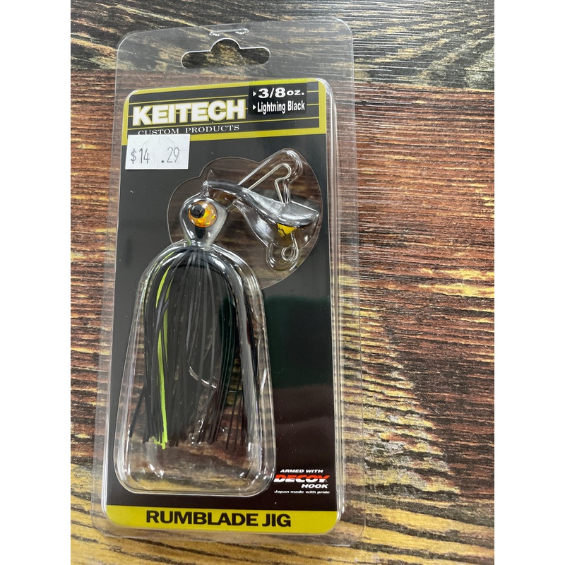 Keitech Rumblade Jig3/8 oz. Lightening Black