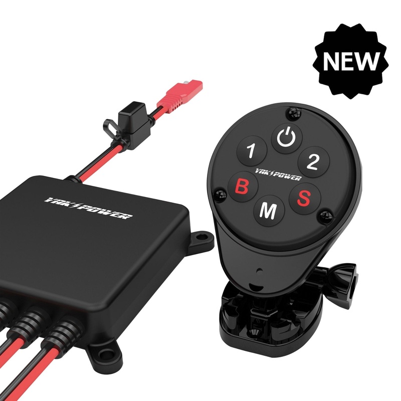 Yak-Power Wireless 5 Circuit Digital Switcher with Integrated Bluetooth Control
