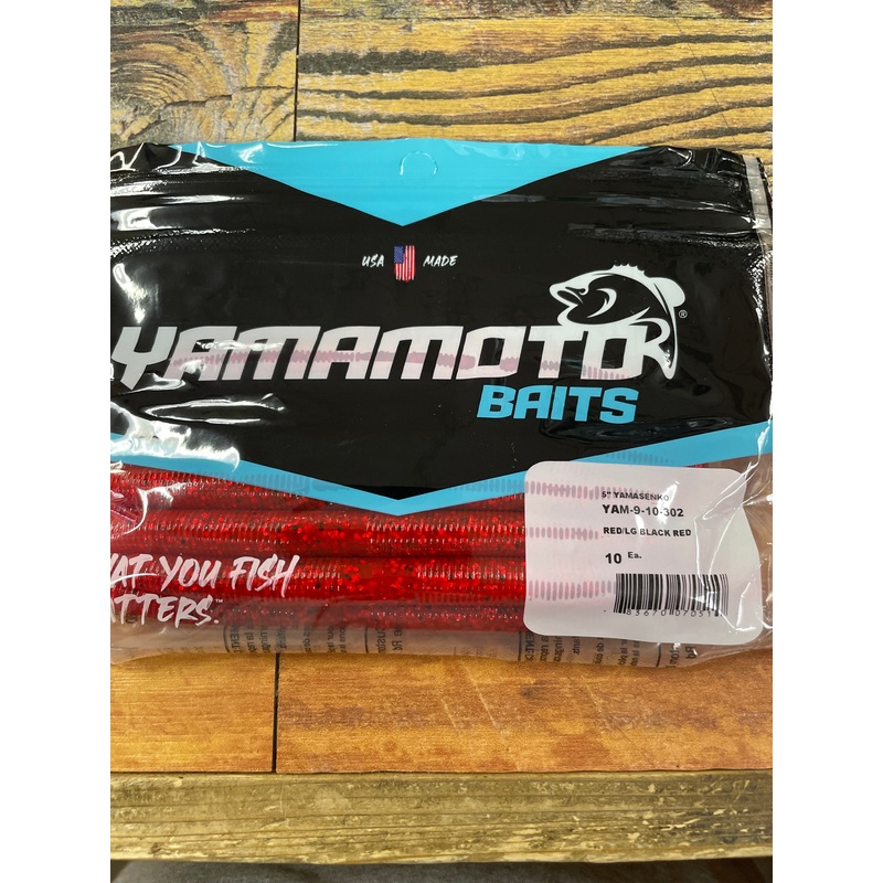 Yamamoto Senko 5″ Red Lg/Black Red