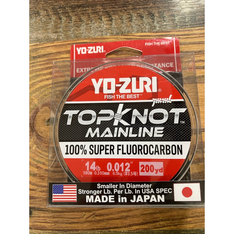 Y0-Zuri Top Knot Fluoro – 14 LB 200yds
