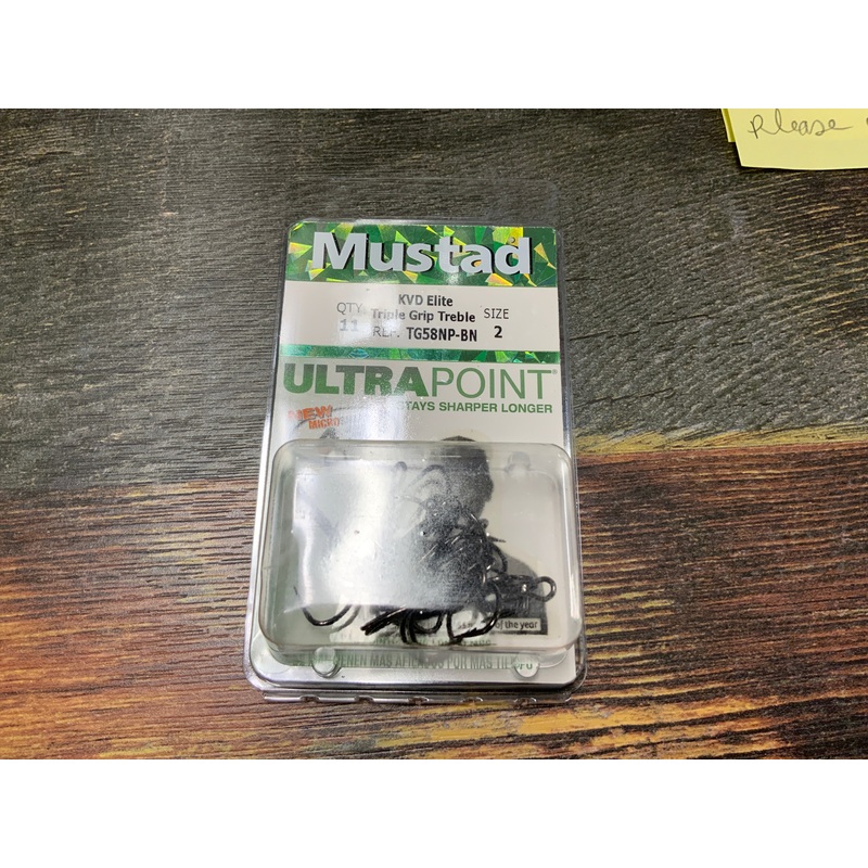 Mustad Ultra Point Triple Grip Treble Sz 2