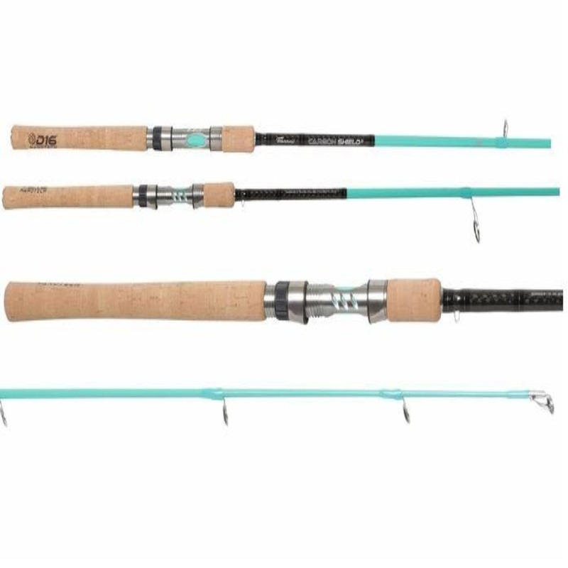 Tsunami Rods Carbon Shield II Inshore Spinning Seafoam