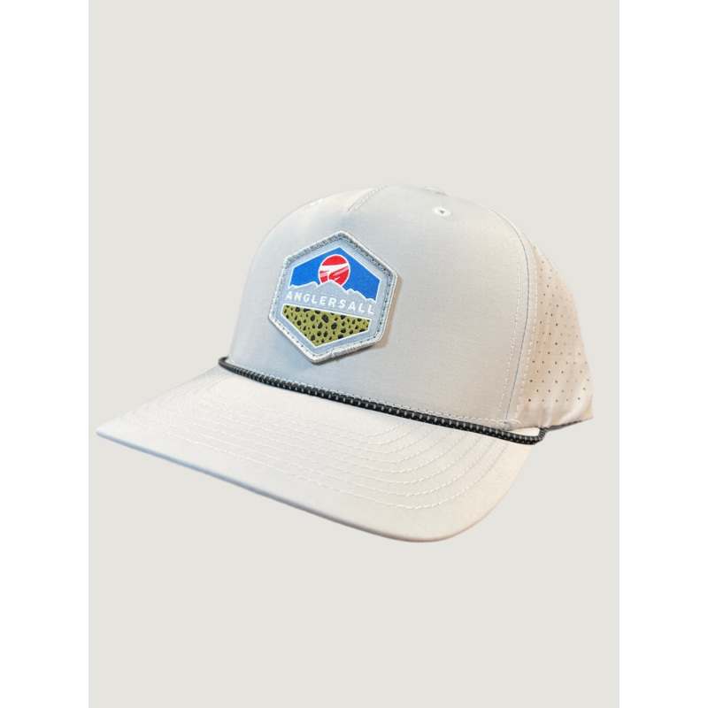 Anglers All Trout Badge Hat – Gray
