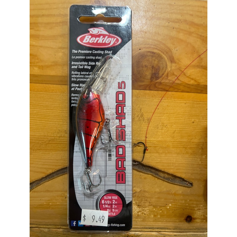 Berkley Bad Shad 5 – 1/4 oz. Special Red Craw