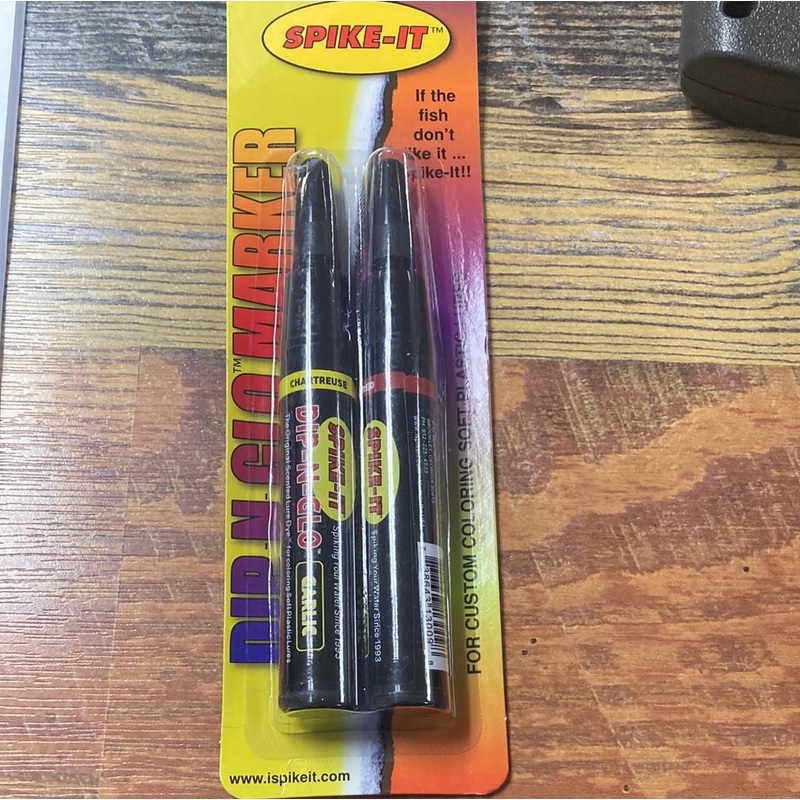 Spike It Dip-N-Glow Markers – Chart/Red