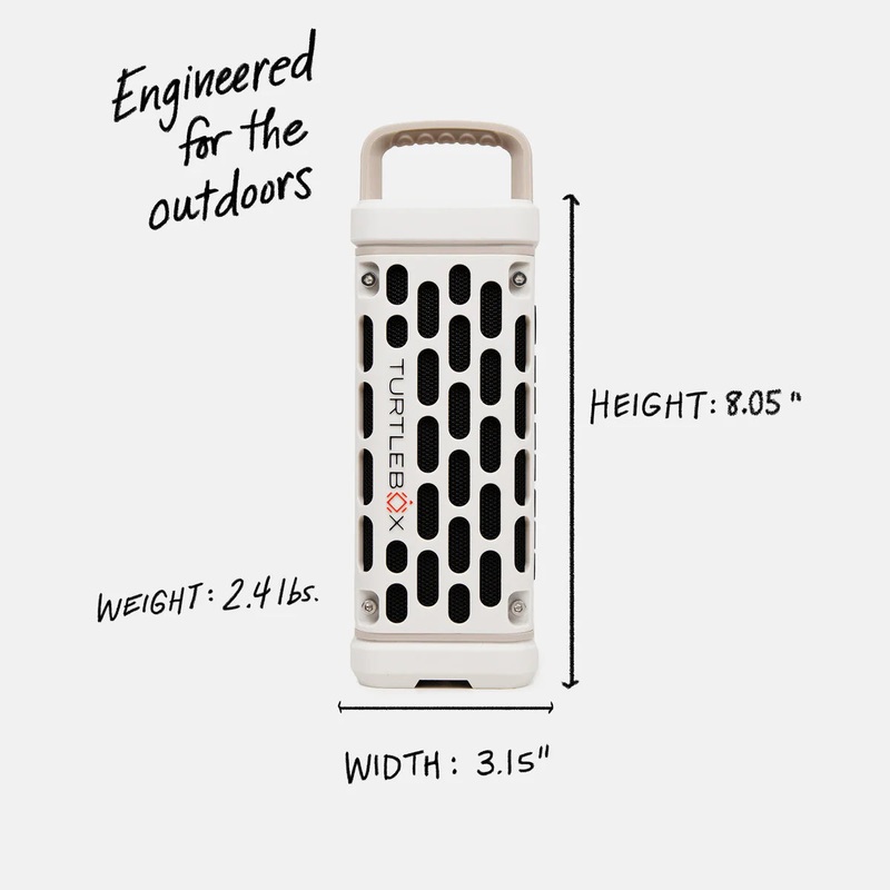 Turtlebox Ranger: Loud! Outdoor Portable Bluetooth 5.4 Speaker