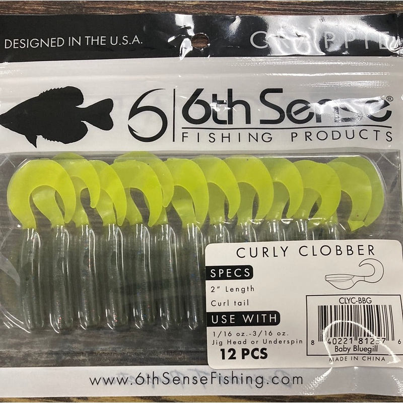6th Sense Curly Clobber 2″ Baby Bluegill