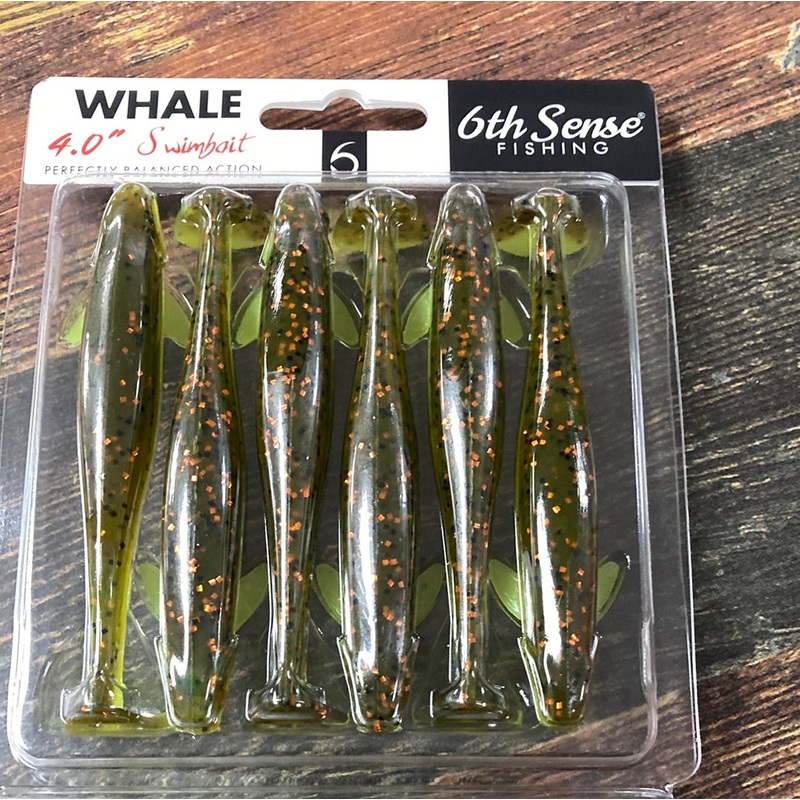 6th Sense Whale Swmbait 4″ Mexican spice