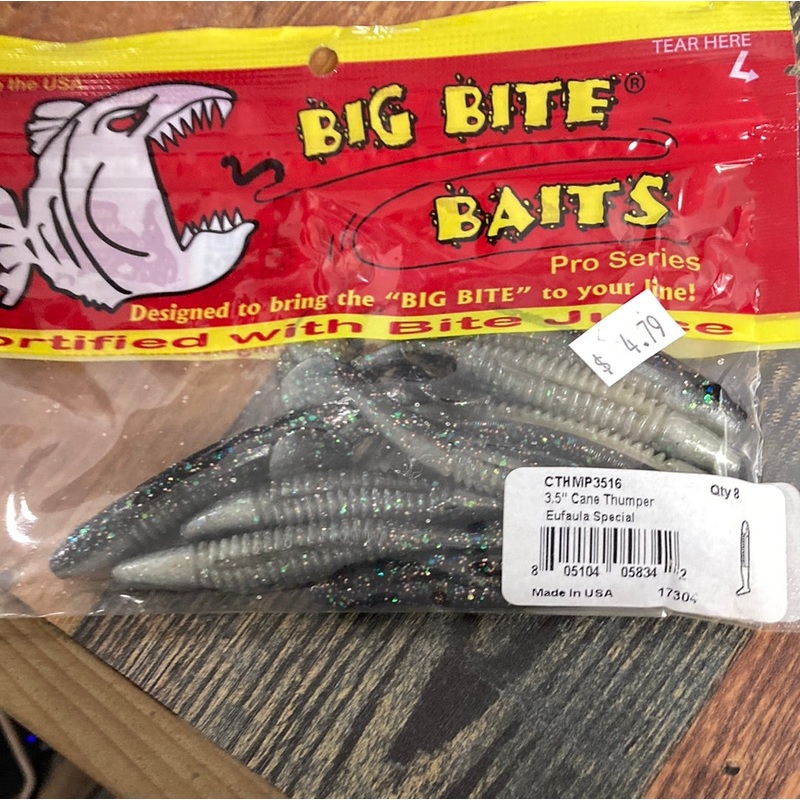 Big Bite Baits Cane Thumper 3.5 Eufaula Special
