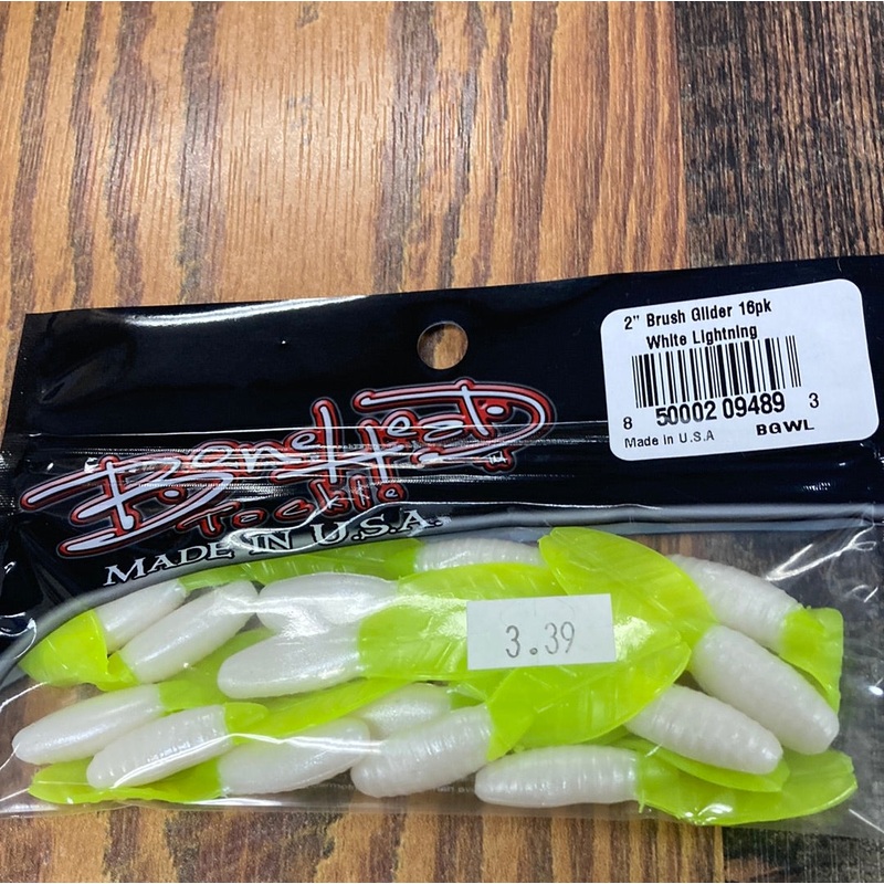 Bone Head Brush Glider 2″ White Lightning