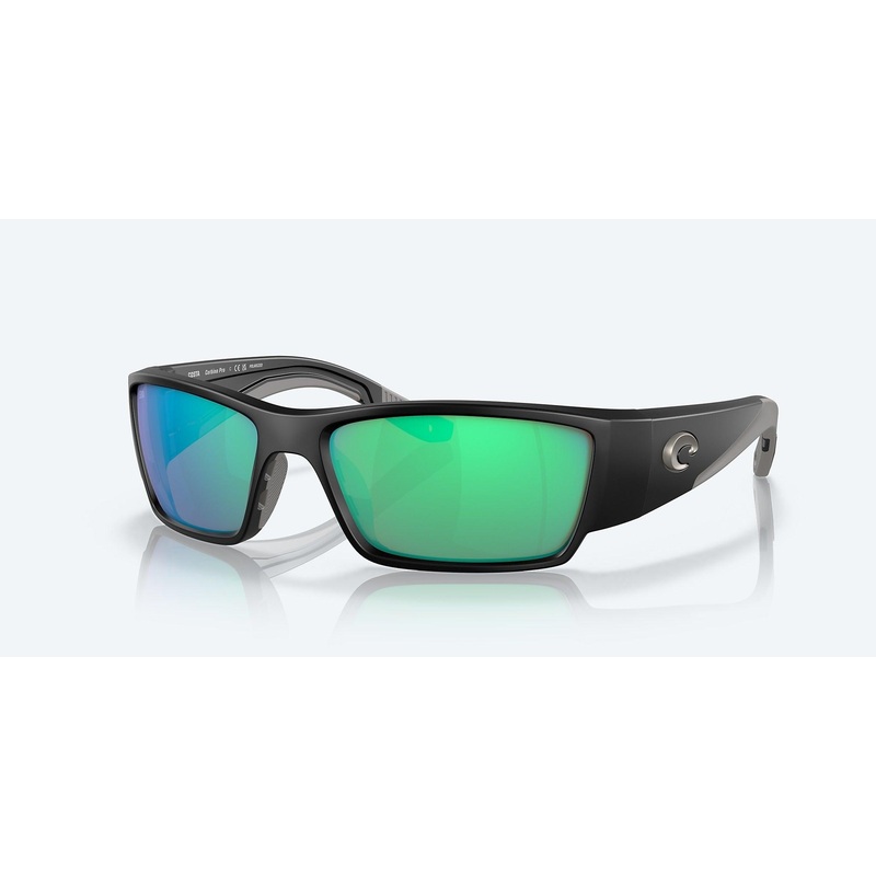 Costa Corbina Pro Matte Black Frame with Green Mirror Lens 580G Polarized Sunglasses