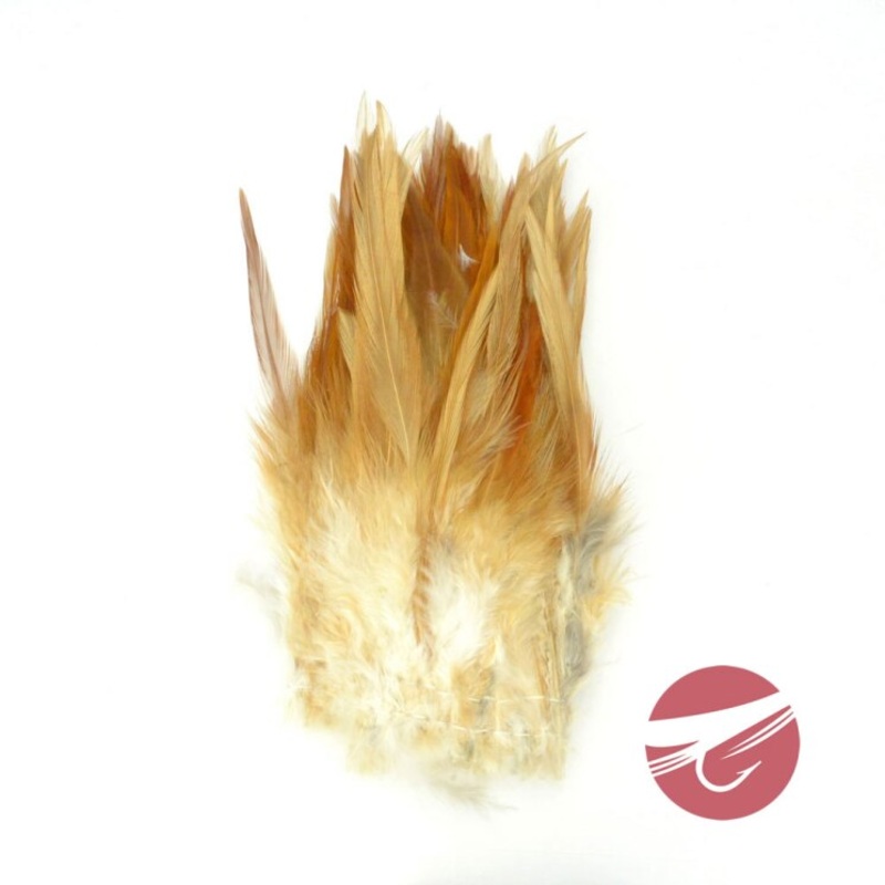 Wapsi Strung Rooster Saddles – Dyed Over White