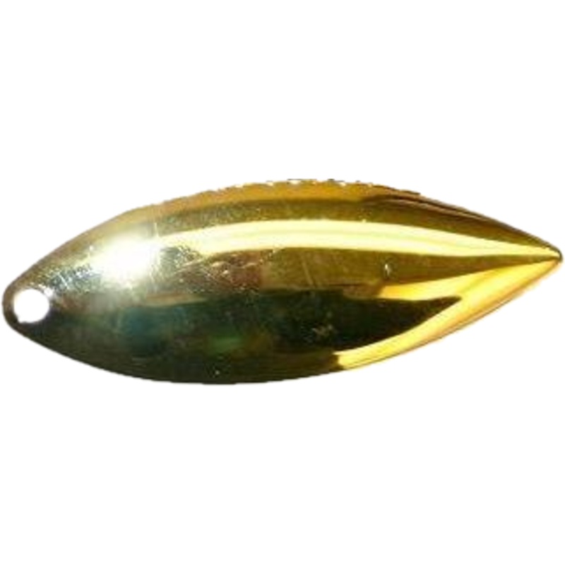 Willow Leaf Spinner Blades-(.025) Gold