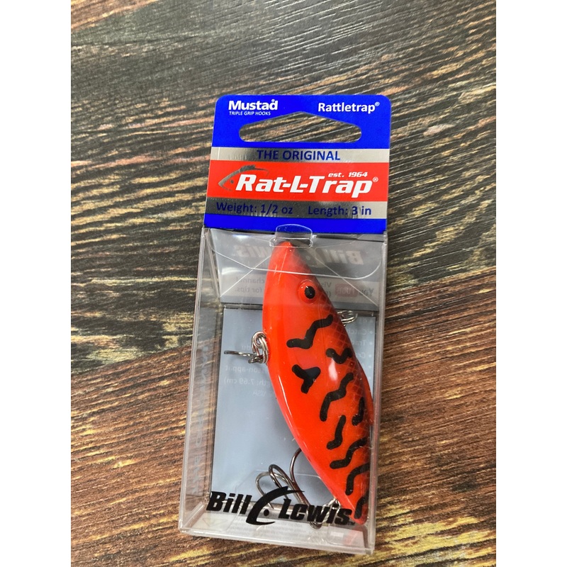 Mustad Rat-L-Trap 1/2 oz. 3″ Orange Crawdad