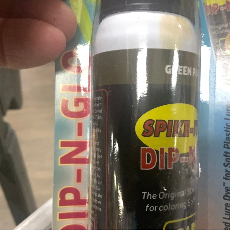 Spike It Dip-N-Glow Spray Green Pumpkin