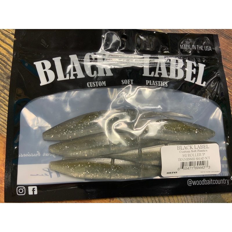 Black Label Hi Roller 5″ Tennessee Shad