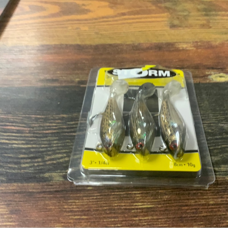 Storm Wildeye Swim Shad 3″ 1/4 oz. Olive Shad