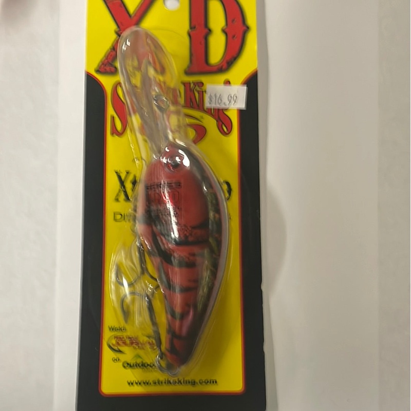 Strike King 10XD Dives 25 &  Beyond Delta Red