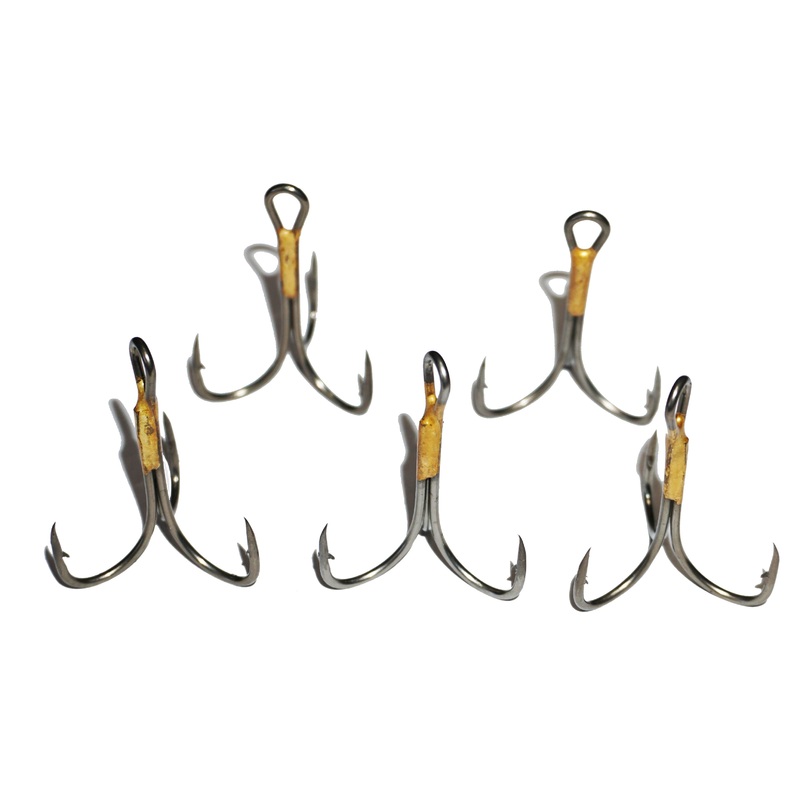 Eagle Claw Lazer Sharp Treble Hooks (1/0 – 5/0)