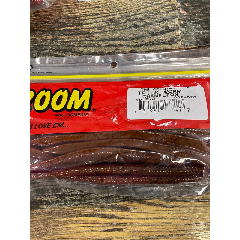 Zoom Trick Worm 6.5″ Chameleon